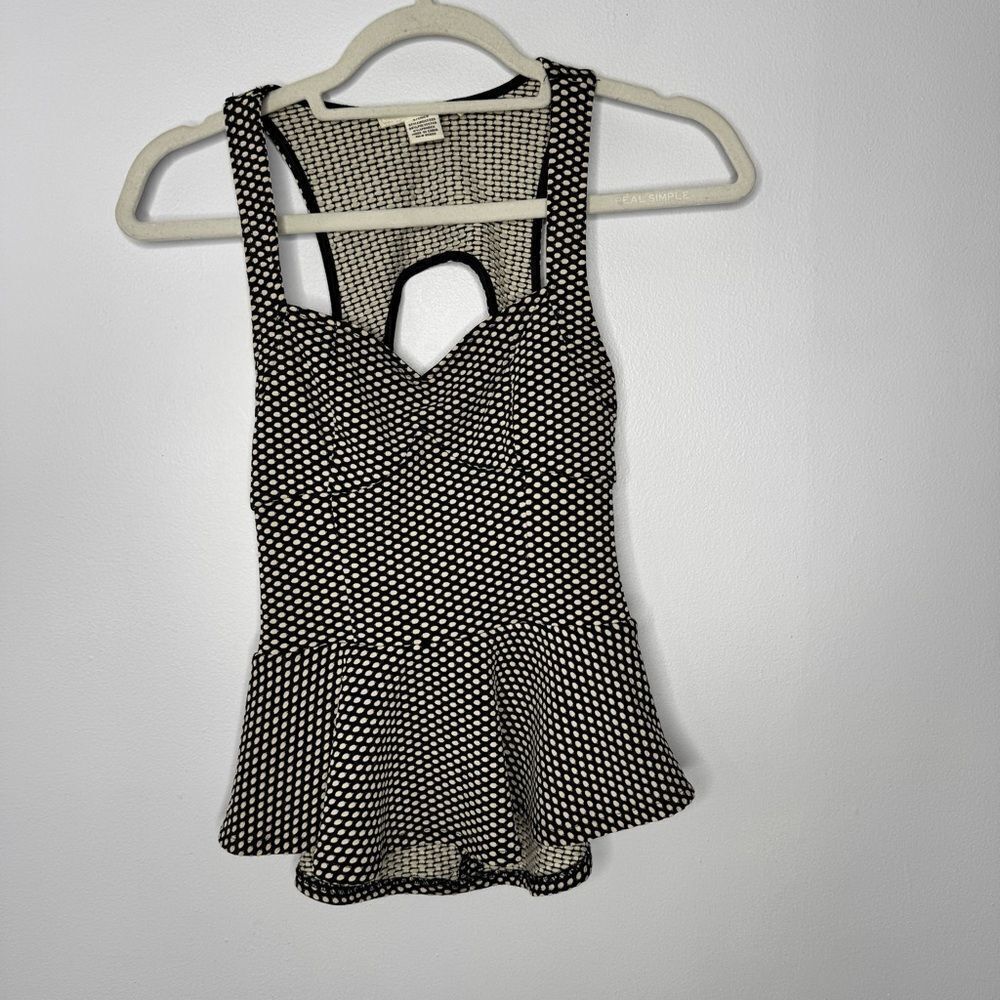 Sans Souci polka dot top size small